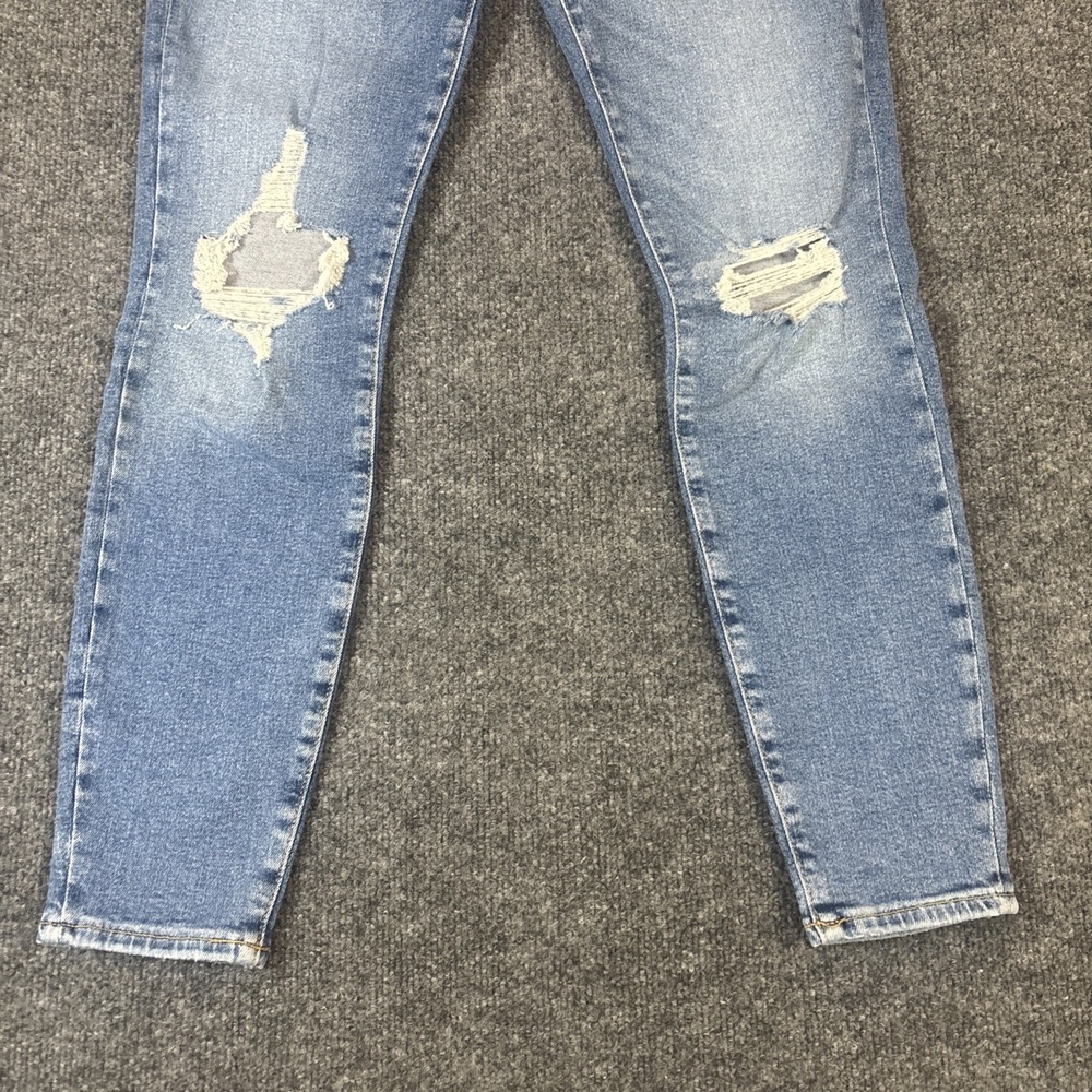 H&M Super Skinny Jeans Size 12 Womens Medium Wash Blue High Waist - Picture 2 of 6